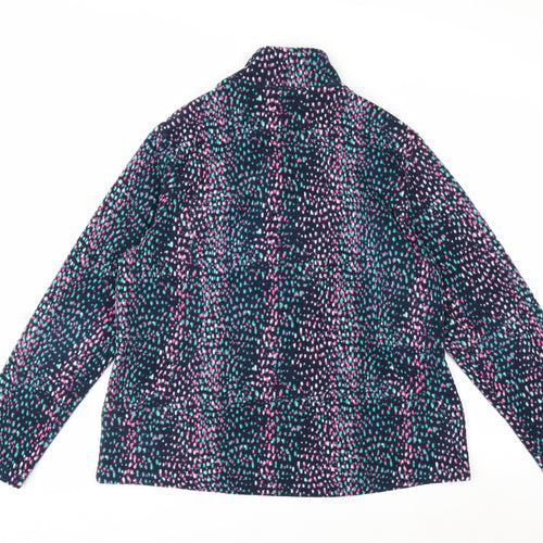 Marks and Spencer Women’s Multicoloured Fleece Zip Jacket Size 18