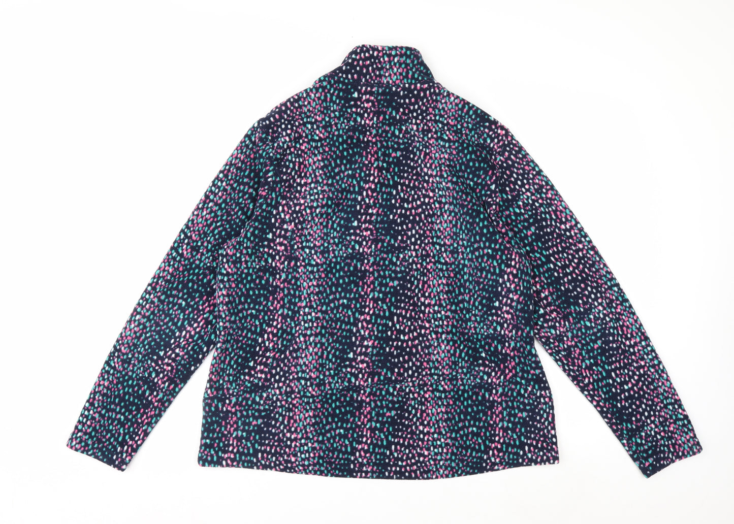 Marks and Spencer Women’s Multicoloured Fleece Zip Jacket Size 18
