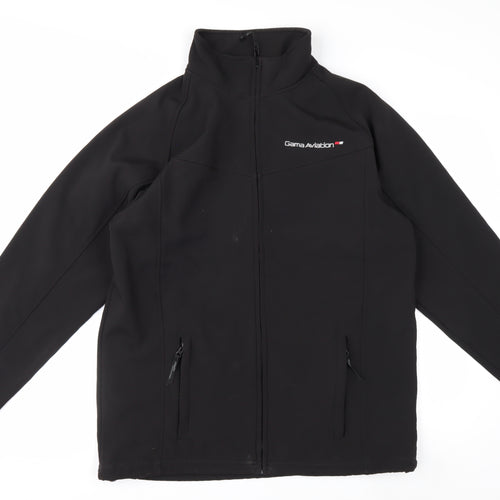 Regatta Men’s Black Softshell Jacket L Water Resistant Outdoor Coat
