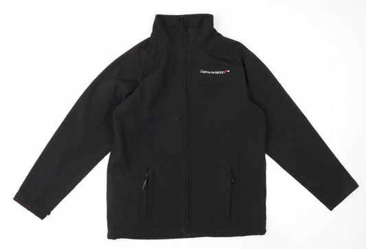 Regatta Men’s Black Softshell Jacket L Water Resistant Outdoor Coat