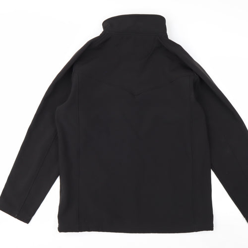 Regatta Men’s Black Softshell Jacket L Water Resistant Outdoor Coat