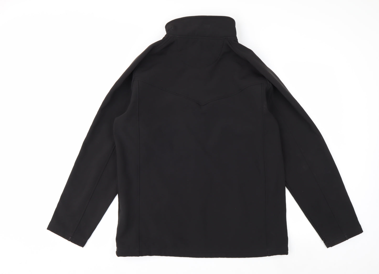 Regatta Men’s Black Softshell Jacket L Water Resistant Outdoor Coat