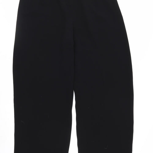 Betty Barclay Women Black Cropped Trousers Size 16 Regular Fit