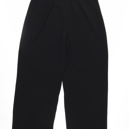 Betty Barclay Women Black Cropped Trousers Size 16 Regular Fit