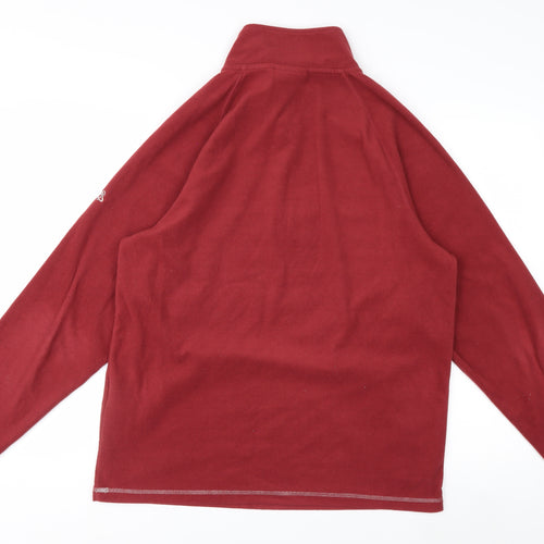 Craghoppers Mens Red 1/2 Zip Fleece Sweatshirt Size L Outdoor Pullover