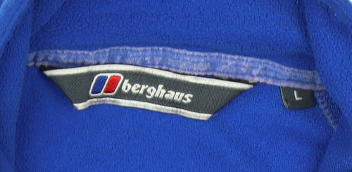 Berghaus Men's Blue Fleece 1/4 Zip Pullover Sweatshirt Size L