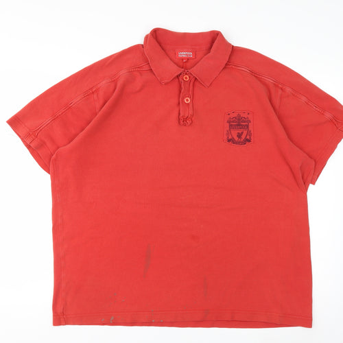 Liverpool FC Red Men's XL Cotton Polo Shirt