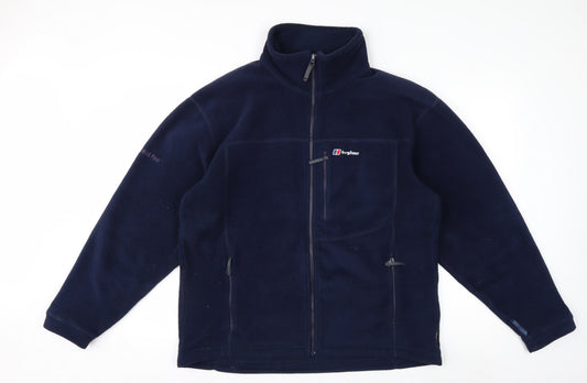 Berghaus Men's Blue Fleece Full Zip Outdoor Jacket Size M
