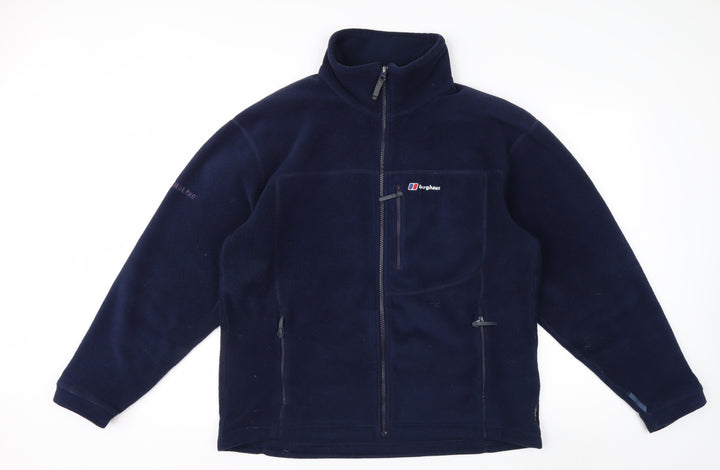 Berghaus Men's Blue Fleece Full Zip Outdoor Jacket Size M