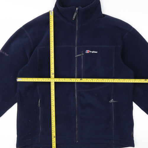 Berghaus Men's Blue Fleece Full Zip Outdoor Jacket Size M