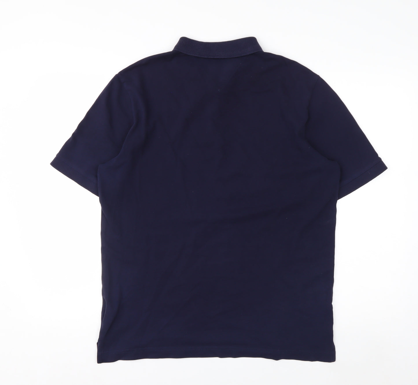 Brax Men's Blue Hi-Flex Cotton Polo Shirt Size M