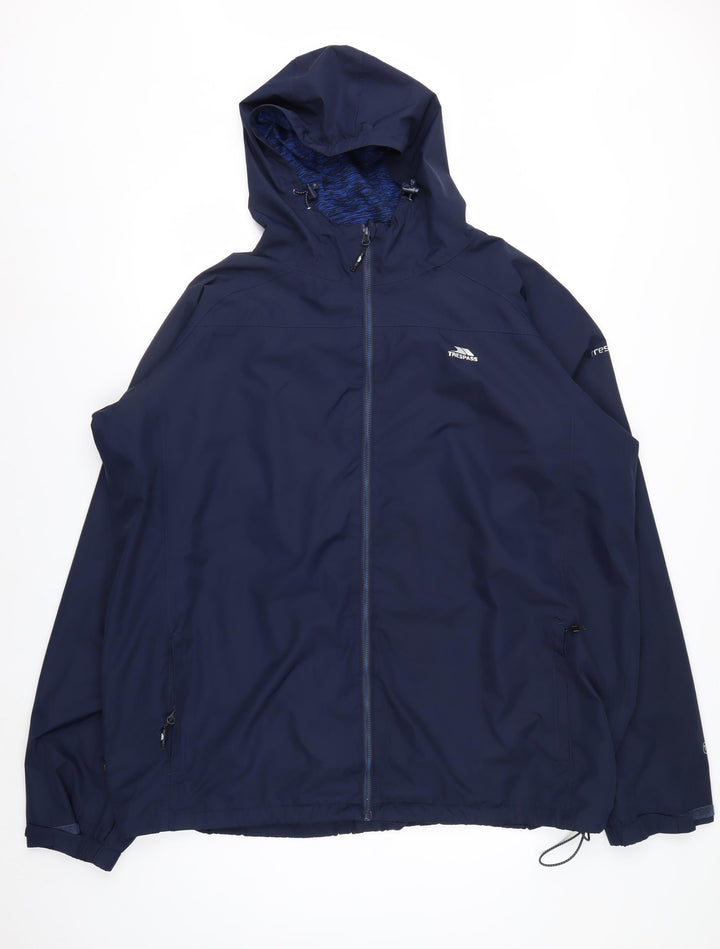 Trespass Men's Blue 3XL Waterproof Windproof Hooded Jacket