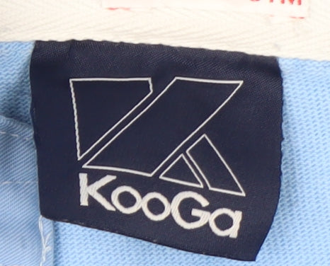 KooGa Men's Blue Colourblock Rugby Polo Shirt XL