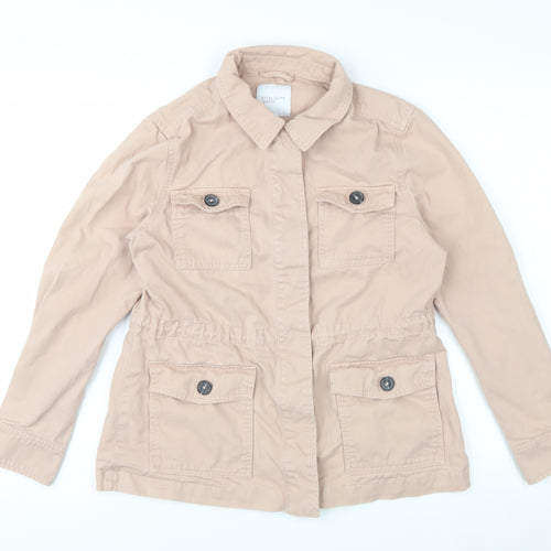 Principles Women’s Beige Petite Size 10 Cotton Military Jacket