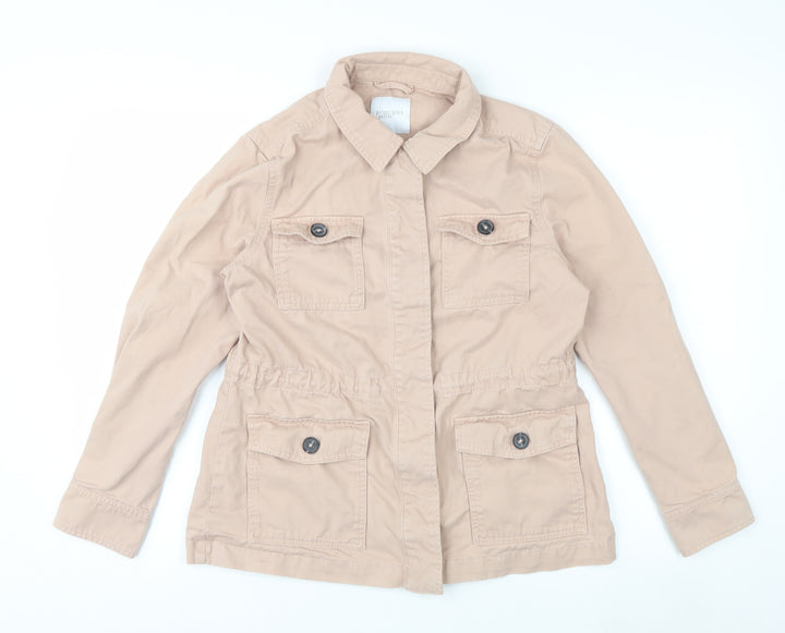 Principles Women’s Beige Petite Size 10 Cotton Military Jacket