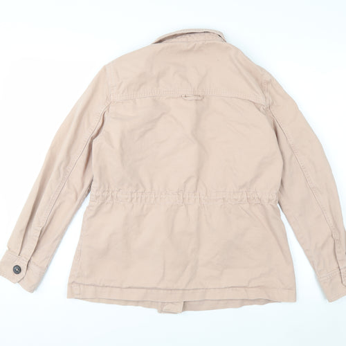 Principles Women’s Beige Petite Size 10 Cotton Military Jacket