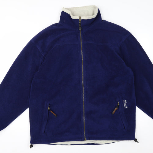 Regatta Men’s Blue Fleece Full Zip Outdoor Jacket Size L 42in