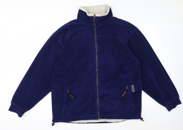 Regatta Men’s Blue Fleece Full Zip Outdoor Jacket Size L 42in