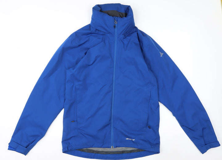 adidas Men’s Blue ClimaProof Waterproof Softshell Jacket Size S