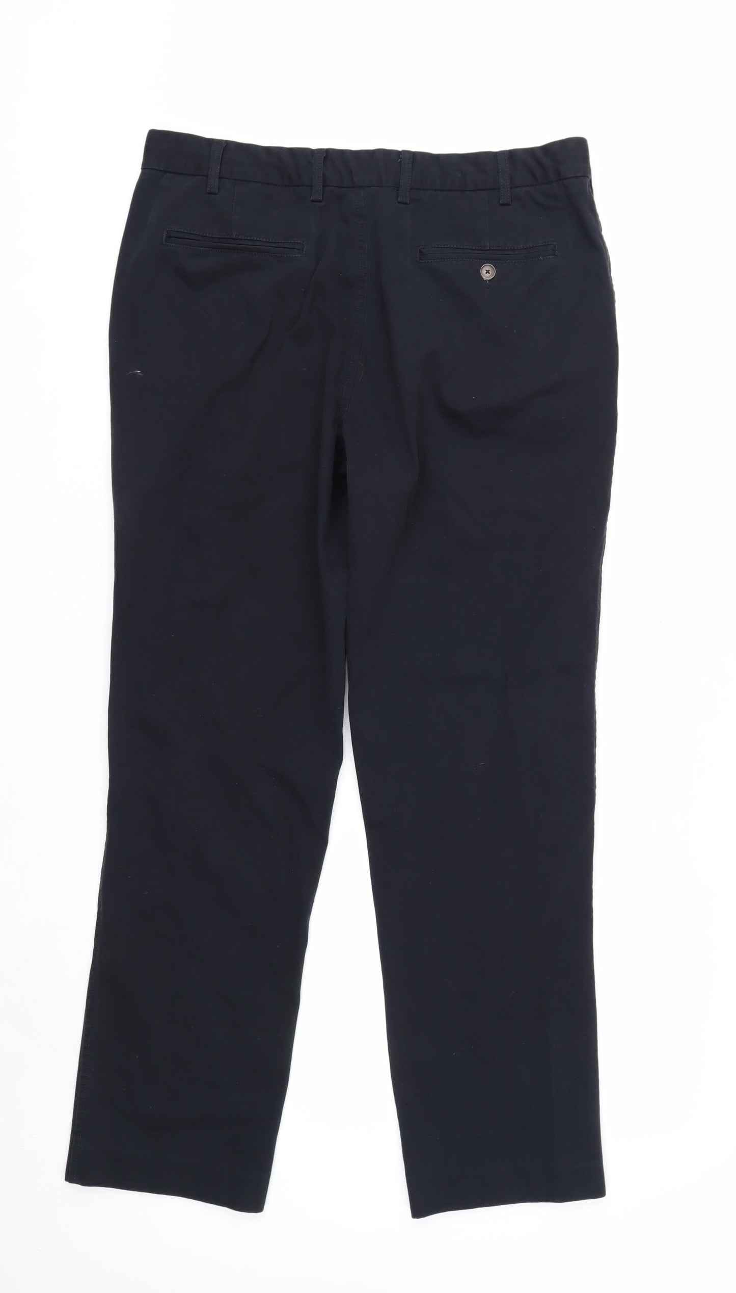 Boden Men’s Blue Regular Fit Chino Trousers Size 36R