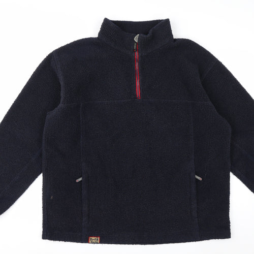 Red Yacht Men's Blue Fleece 1/4 Zip Pullover Sweatshirt XL