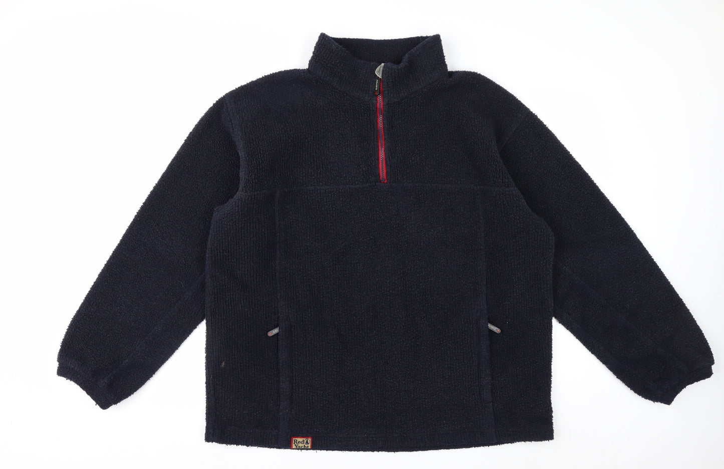 Red Yacht Men's Blue Fleece 1/4 Zip Pullover Sweatshirt XL