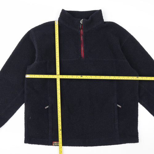 Red Yacht Men's Blue Fleece 1/4 Zip Pullover Sweatshirt XL