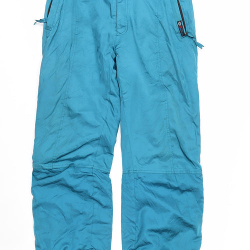 Couloir Womens Blue Snow Pants Size 12 Insulated Waterproof Ski Trousers