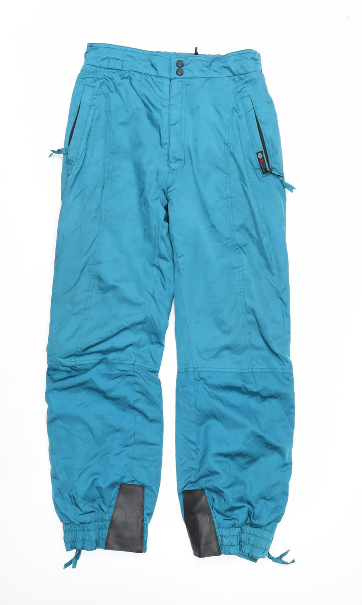 Couloir Womens Blue Snow Pants Size 12 Insulated Waterproof Ski Trousers