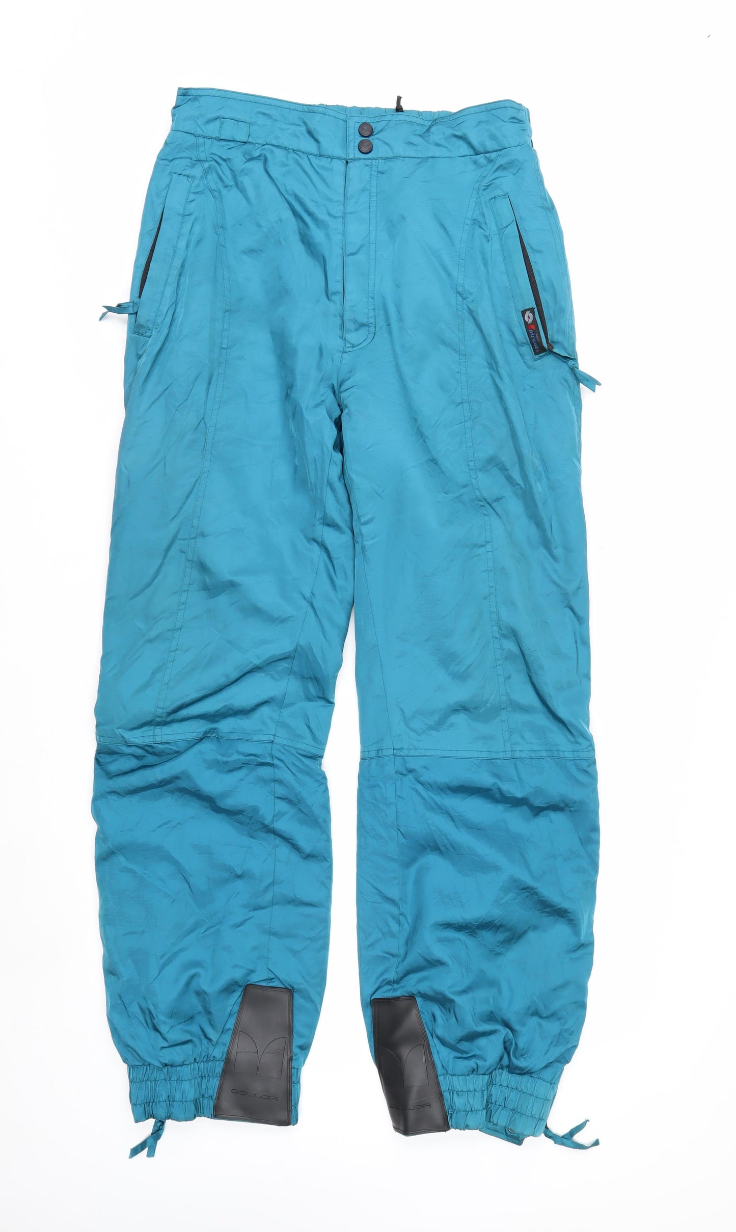 Couloir Womens Blue Snow Pants Size 12 Insulated Waterproof Ski Trousers