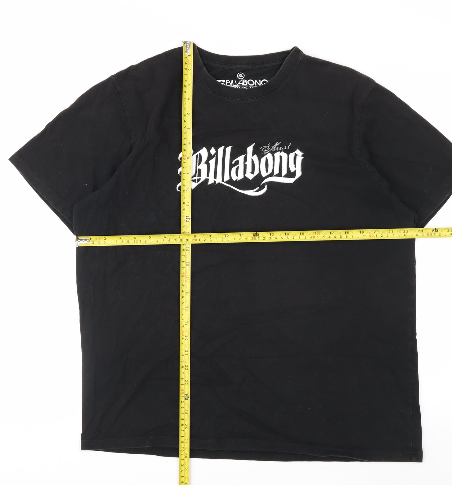 Billabong Men's Black XL Surf Logo Graphic Cotton T-Shirt