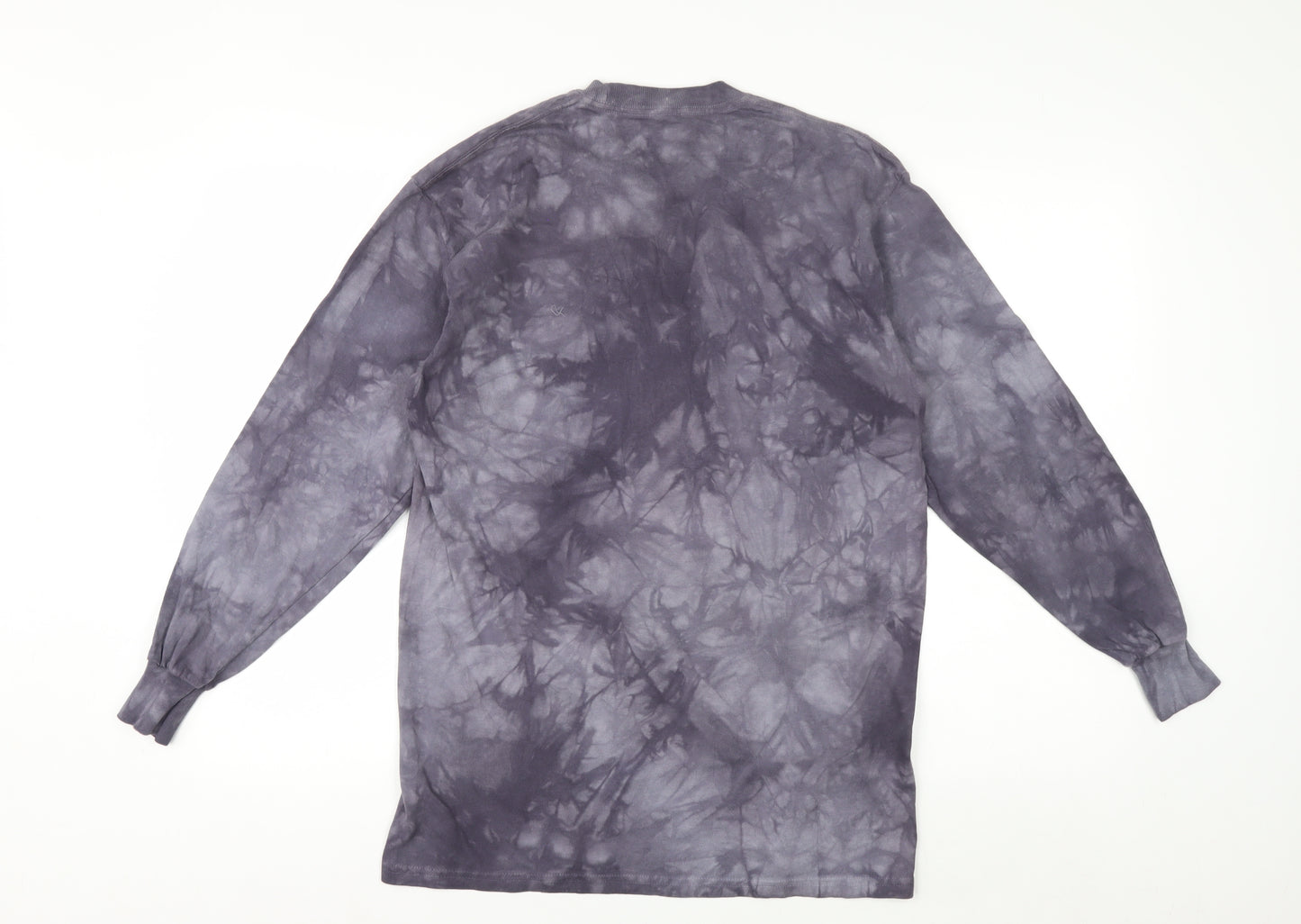 The Mountain Men's Grey Owl Graphic Long Sleeve Cotton T-Shirt M