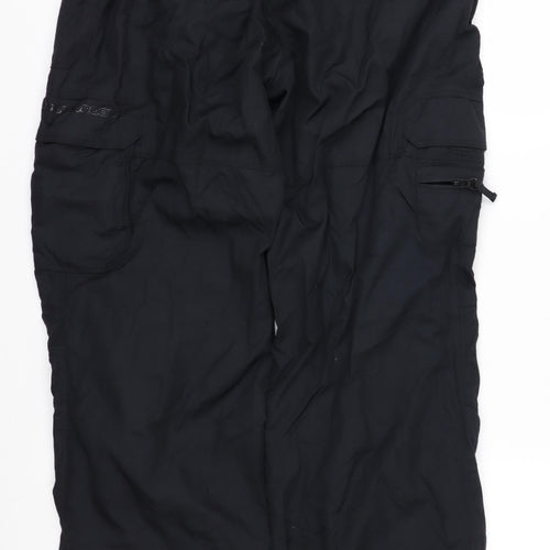 Powder Room Women's Black M Snow Pants Waterproof Insulated Winter Trousers