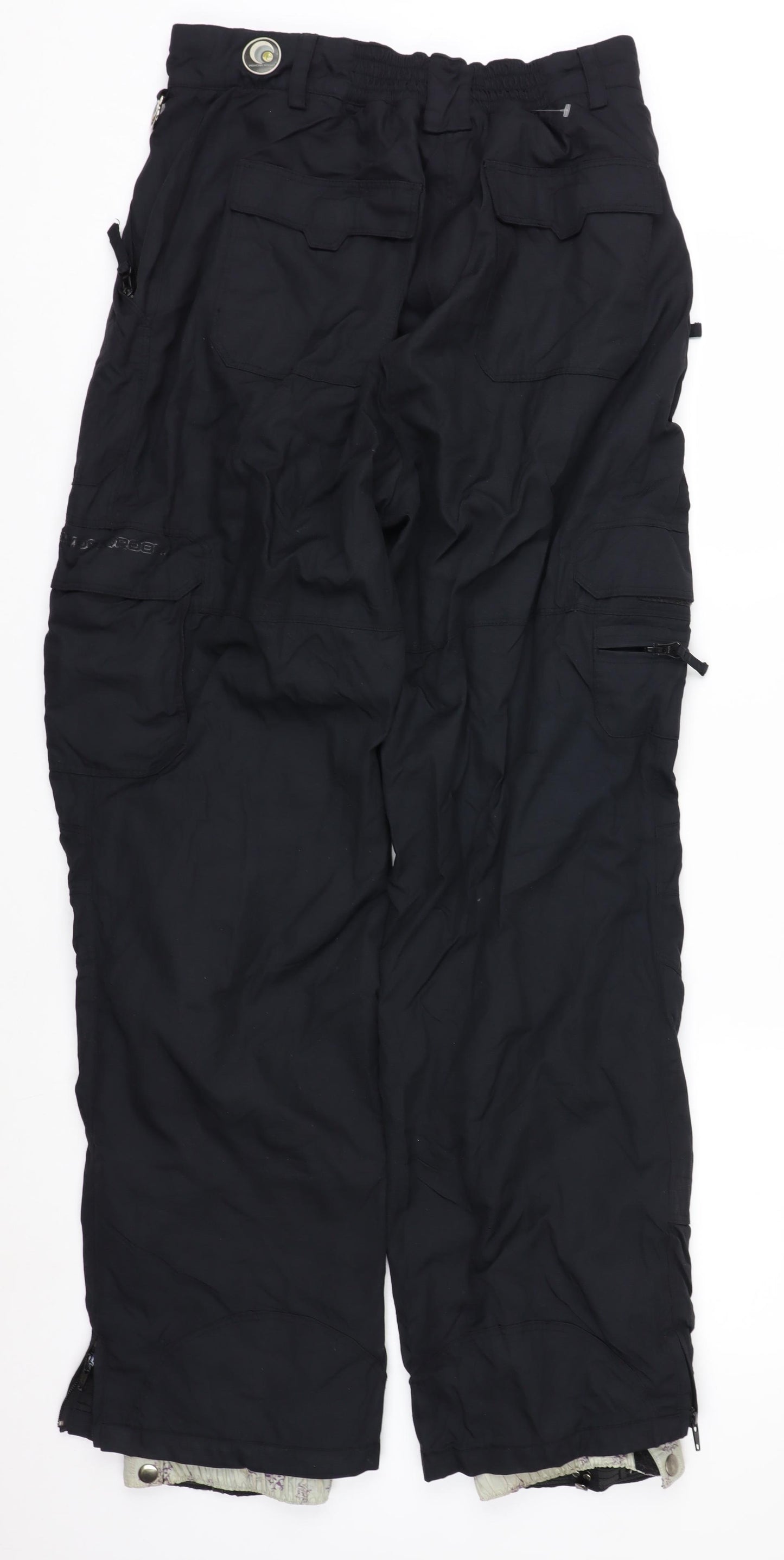 Powder Room Women's Black M Snow Pants Waterproof Insulated Winter Trousers