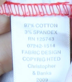 Christopher & Banks Women's Multicoloured Floral Cotton Stretch Jacket M