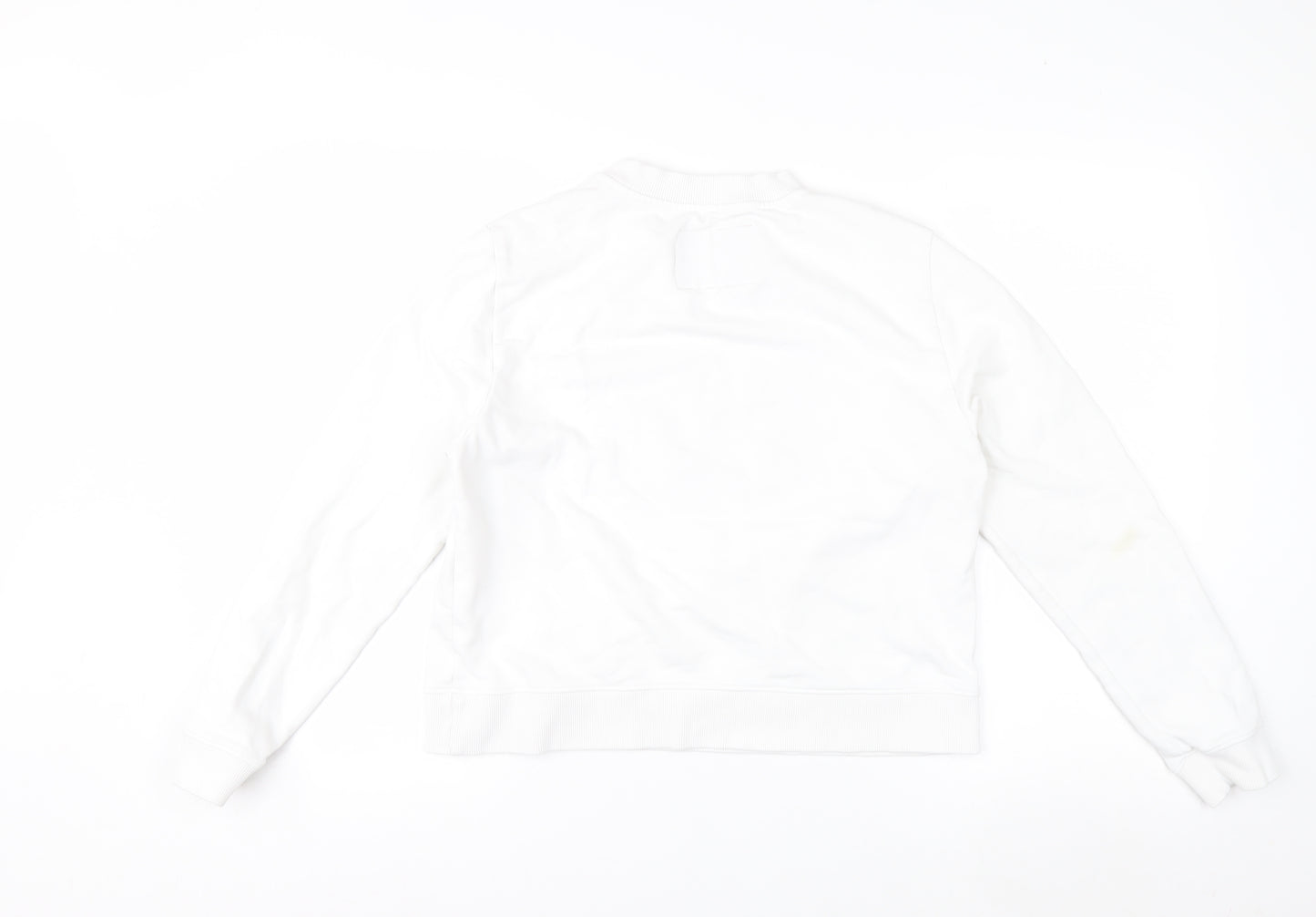 Calvin Klein Jeans Women's White Logo Sweatshirt Size L