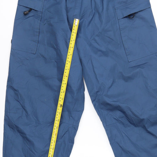 Wetskins Men's Blue Waterproof Rain Trousers M Regular Fit Outdoor Hiking