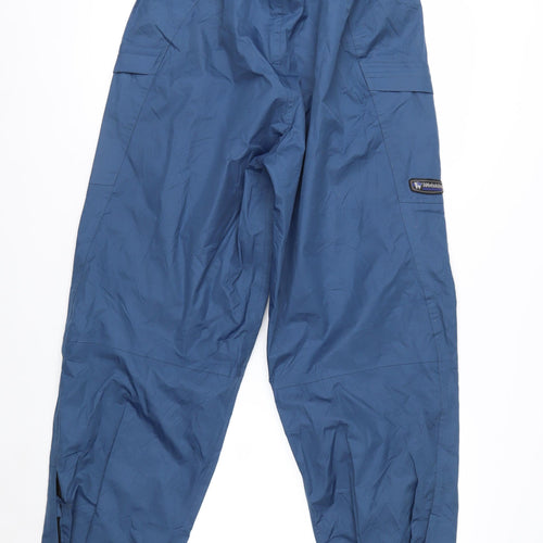 Wetskins Men's Blue Waterproof Rain Trousers M Regular Fit Outdoor Hiking