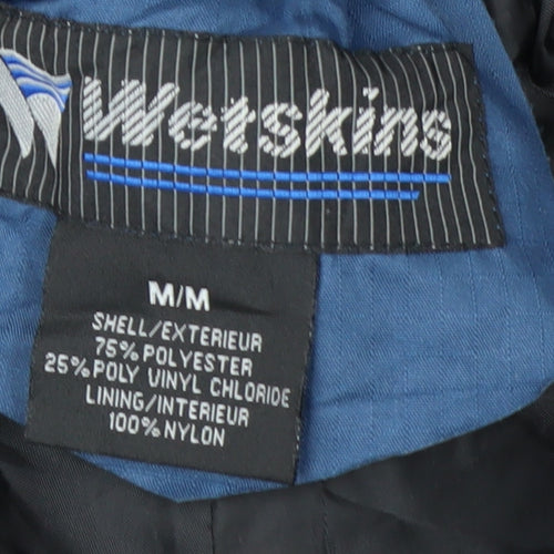 Wetskins Men's Blue Waterproof Rain Trousers M Regular Fit Outdoor Hiking