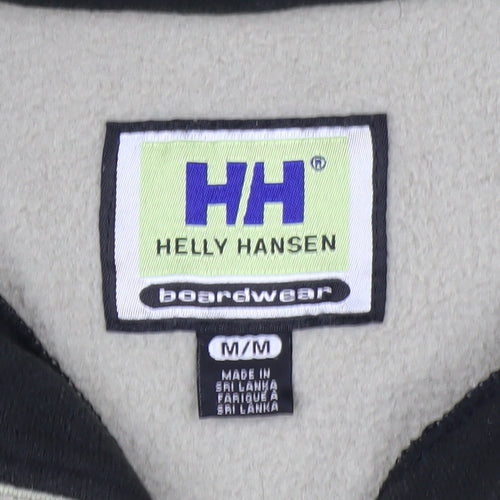 Helly Hansen Men’s Beige Fleece Sweatshirt M 1/4 Zip Outdoor Pullover