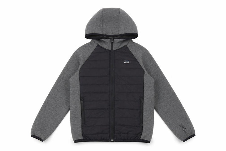 Jack & Jones Boys Grey Hooded Puffer Jacket Size 152 Full Zip