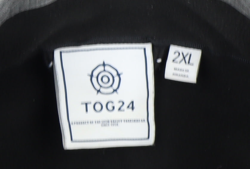 TOG24 Men's Grey 2XL Softshell Jacket Water Resistant Outdoor