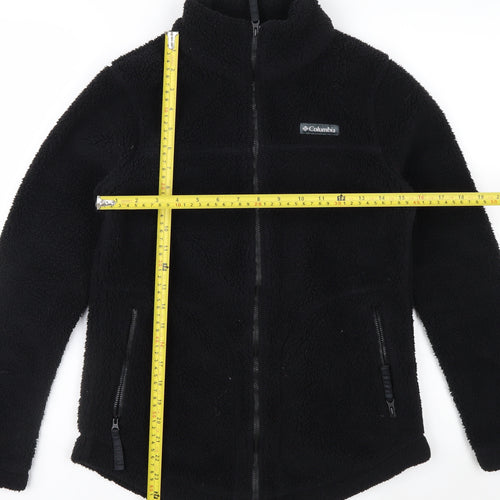Columbia Womens Black Fleece Full Zip Jacket XS