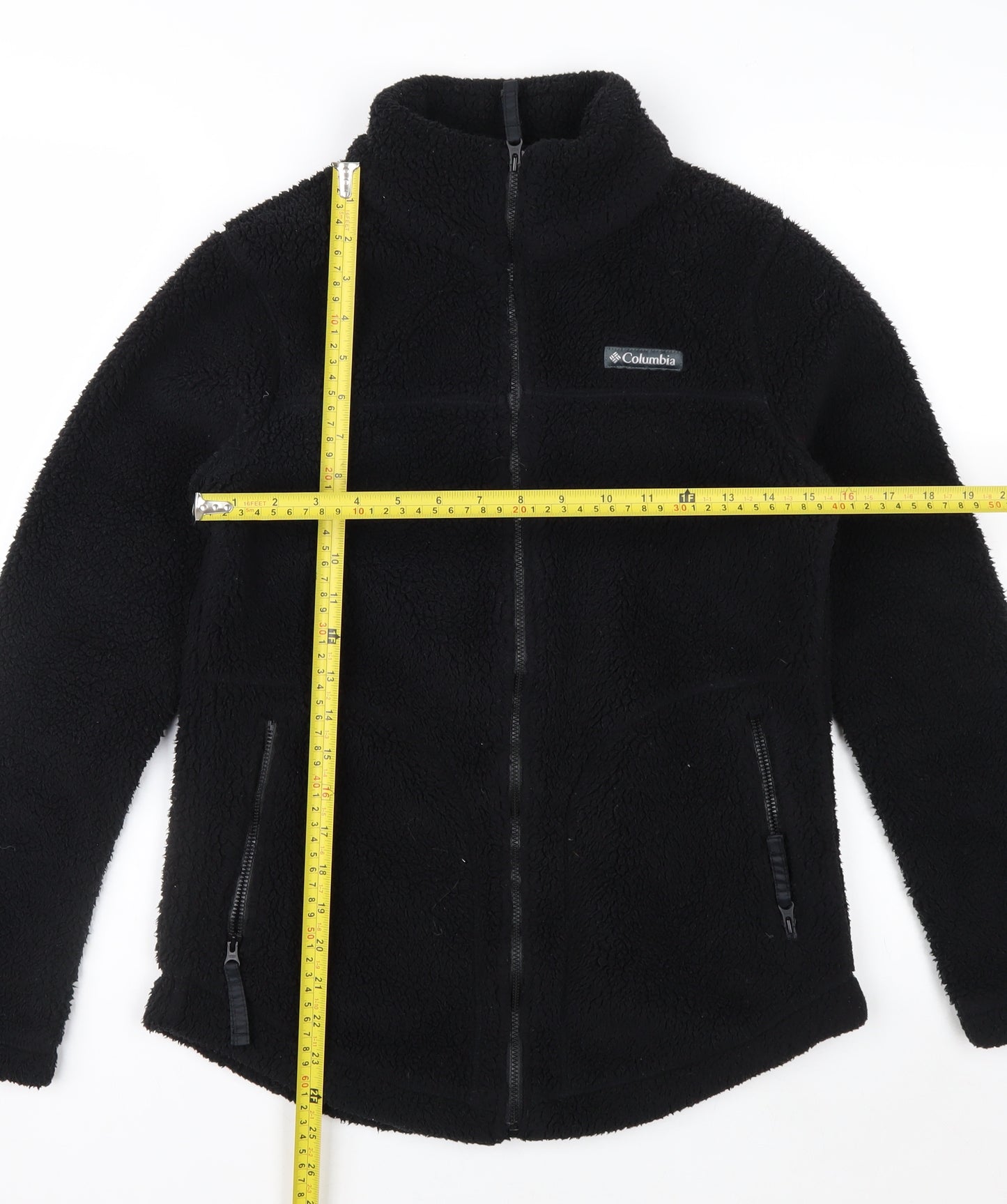 Columbia Womens Black Fleece Full Zip Jacket XS