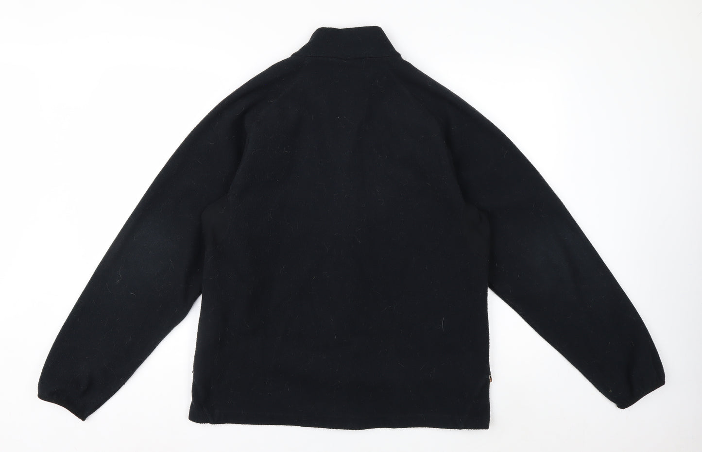 Nike Men's Black L Polyester Fleece Full Zip Jacket