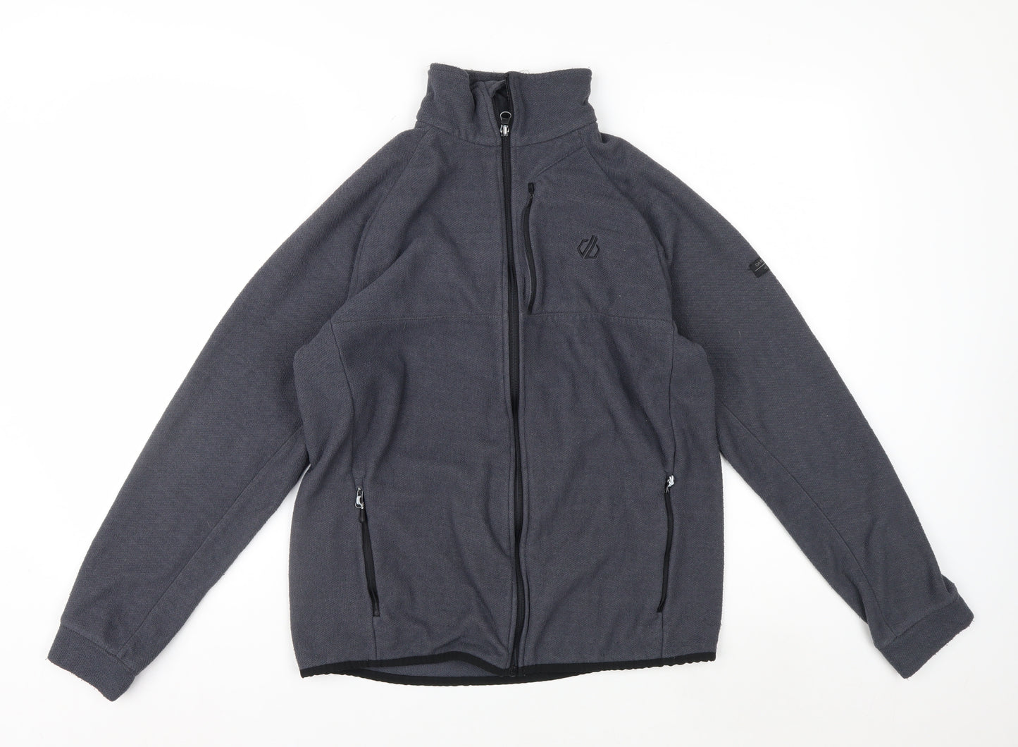 Dare 2b Men's Grey Fleece Full Zip Outdoor Jacket Size S 38in