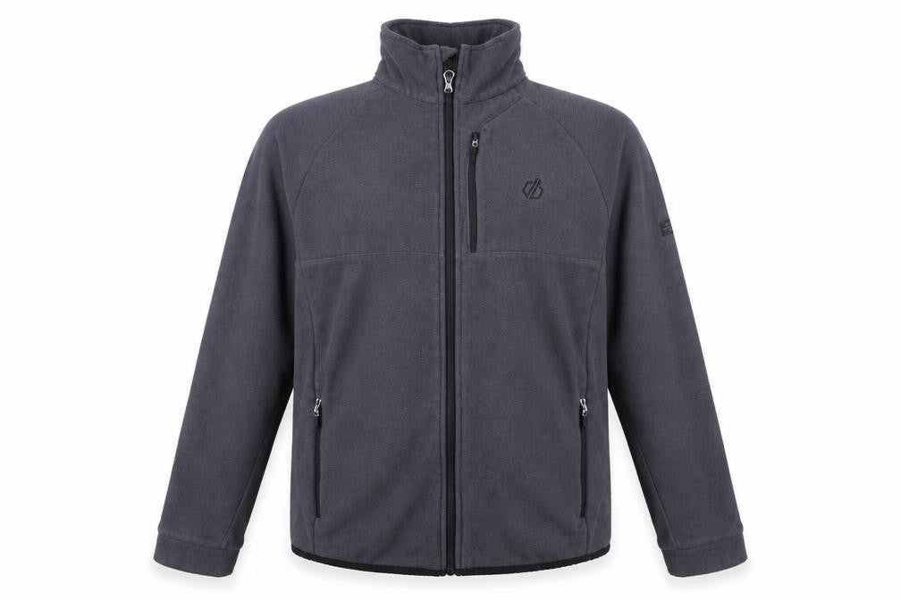 Dare 2b Men's Grey Fleece Full Zip Outdoor Jacket Size S 38in