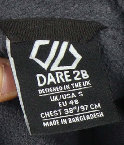 Dare 2b Men's Grey Fleece Full Zip Outdoor Jacket Size S 38in
