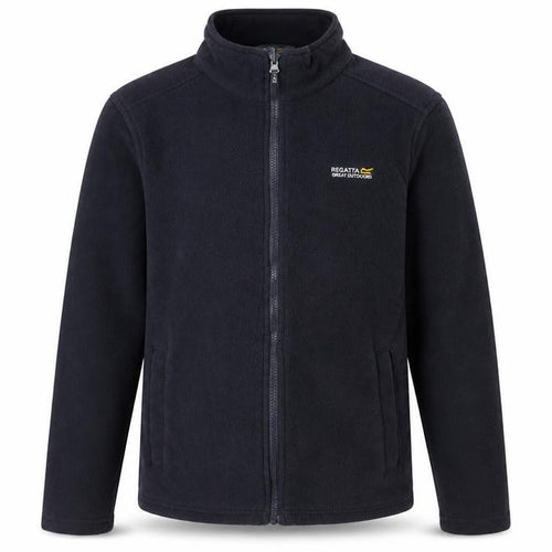 Regatta Boys Black Fleece Full Zip Outdoor Jacket 16 Years