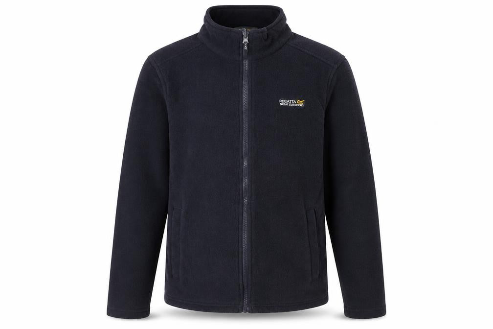 Regatta Boys Black Fleece Full Zip Outdoor Jacket 16 Years